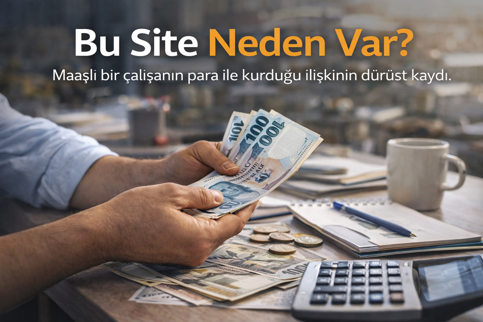 Bu Site Neden Var? Maaşlı Birinin Para Günlüğü